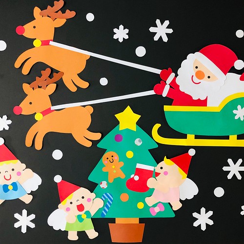 壁面飾り 冬 クリスマス 生地 Saki S Factory 通販 Creema クリーマ ハンドメイド 手作り クラフト作品の販売サイト