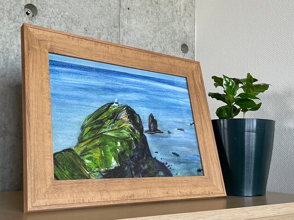 「神威岬」インテリアアート（額別売り） 1枚目の画像