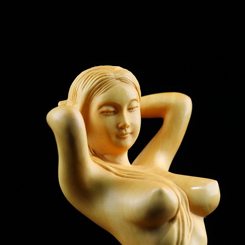 美術工芸品 美女 裸婦像 置物 彫刻 精密細工 彫刻 大波彫刻 通販 