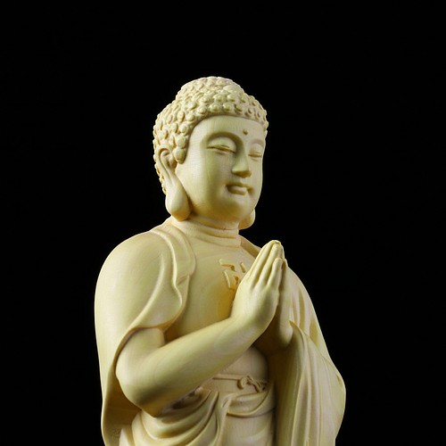 仏像立像 供養品 阿弥陀如来 仏様 彫刻工芸品 木製仏像 災難除去 新作 