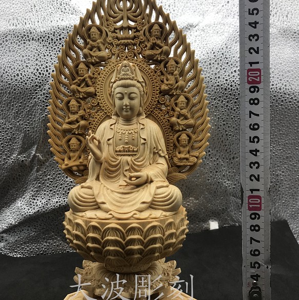 極上品 仏壇仏像 観音菩薩 置き物 工芸品 供養品3 - 彫刻