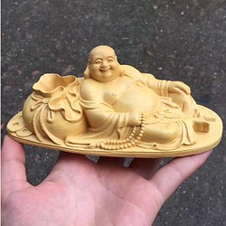 仏教工芸品 精密彫刻 阿弥陀如来 木彫仏像 仏師彫り 災難除去-