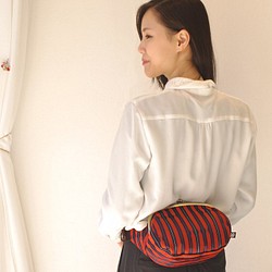 用衣服！ Porcupine腰包（臀包）：和服條紋 第1張的照片