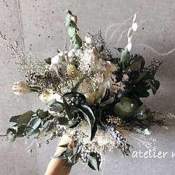 // ボタニカルウェディングブーケ - shabby botanical -  //おしゃれ結婚式wedding// 1枚目の画像