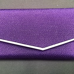 zz-case 高級ちりめん製　御数珠入れ　紫色 1枚目の画像