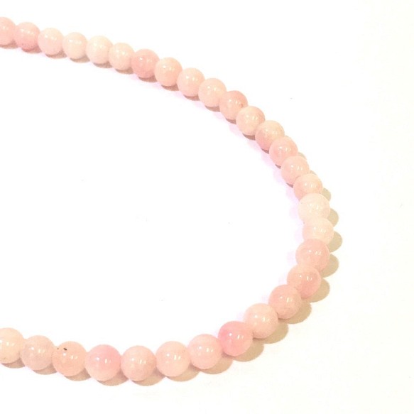 40-10sp天然石材染色珠10毫米柔和的粉紅色的一系列關於39厘米[AFP] 第1張的照片