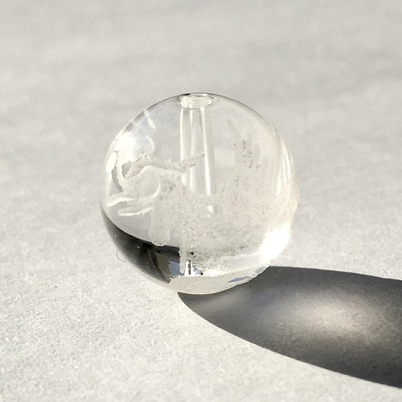 sc-suzaku　水晶　四神獣　彫刻ルース　朱雀　2個入　【AFP】　天然石 1枚目の画像