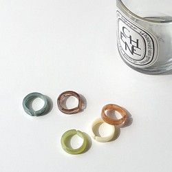 color marble acryl ring 1枚目の画像
