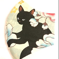 ⭐新作⭐一点のみ⭐黒猫マスクB 1枚目の画像