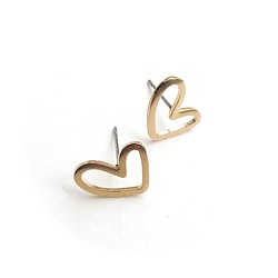 Heart flame mini earrings B-061 1枚目の画像