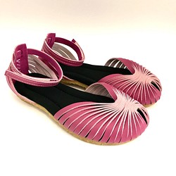 【summer sale‼】Mサイズ(23〜24cm) STRAP sandals #natural leather 1枚目の画像