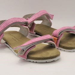 ＃德山鞋：“BSA”淺粉色絨面革 第1張的照片