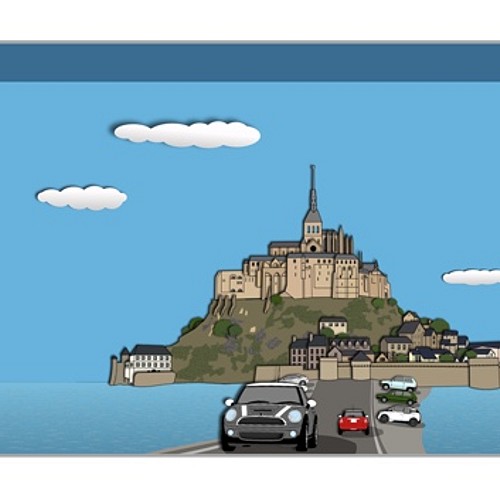 Bmw Mini ミニクーパー アートイラスト ポスター Mont Saint Michel サイズ イラスト Ohmai 通販 Creema クリーマ ハンドメイド 手作り クラフト作品の販売サイト