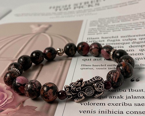 【ARTFINITY 大藝石代】Rosy Pi Xiu beaded bracelet (classic