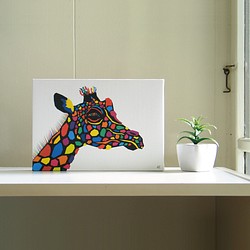 繪畫插圖藝術面板麒麟麒麟長頸鹿SM-02 第1張的照片