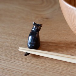 黒猫さんの箸置き 1枚目の画像