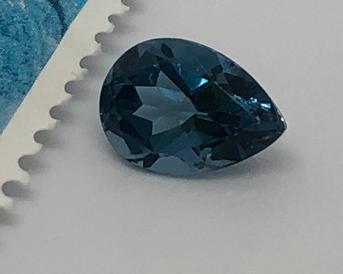 LBT1 天然ロンドンブルートパーズ 5.82ct - その他