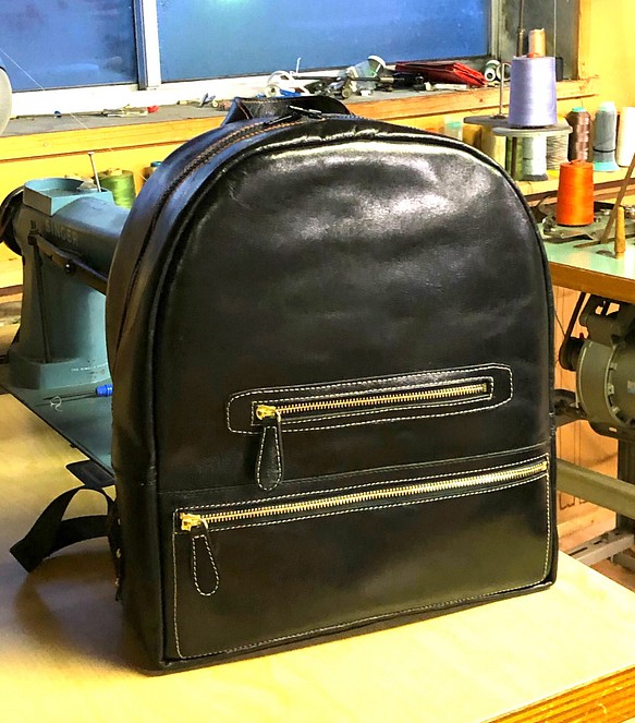 本革ポケット満載リックバッグ リュック・バックパック bag-masaaki