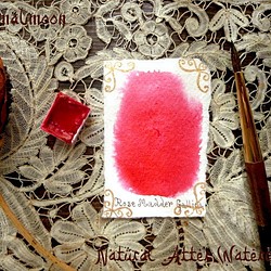 *♥香水彩 茜 Genuine Rose Madder Rubia Natural Attar Watercolor♥* 1枚目の画像