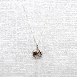 Copper Calcite necklace(SV) 1枚目の画像