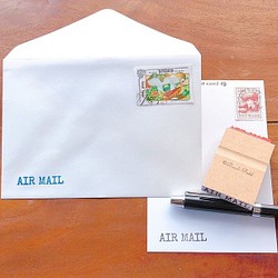 航空郵件郵票 第1張的照片