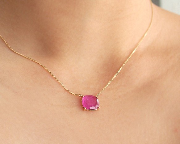 K10.Ruby Necklace 1枚目の画像
