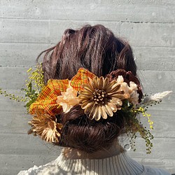 花髪飾り〜フラワーヘアパーツ  〜 1枚目の画像