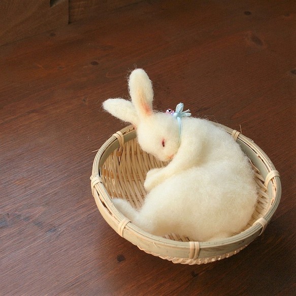 かごウサギ　Φ13ｃｍ　 1枚目の画像