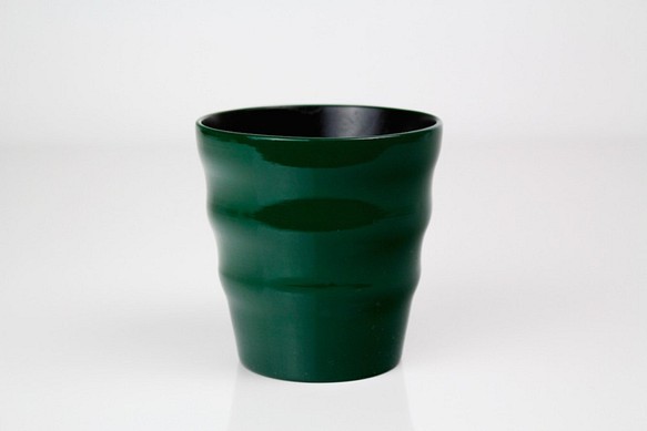 香川漆器 フリーカップ(緑) 1枚目の画像