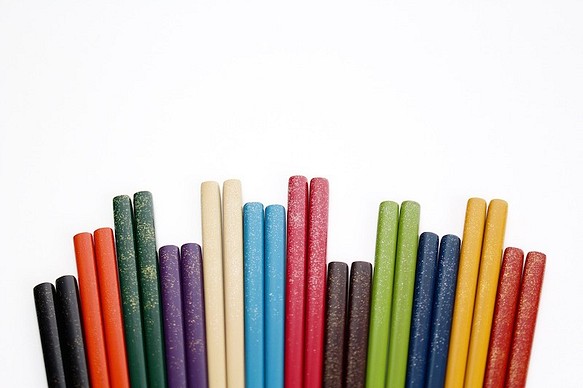 香川漆器筷子（紫色）緞選擇三種尺寸 第1張的照片