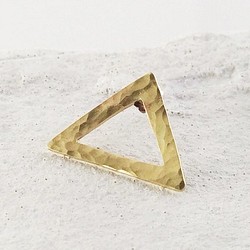 秘三角 ◇ 黃銅鍛造銷 第1張的照片