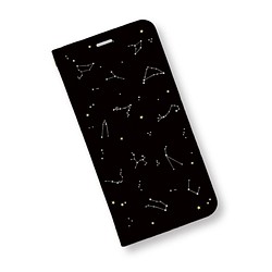 プラネタリウム＊12星座　帯なしハイクオリティ手帳型ケース　iPhoneケース 1枚目の画像