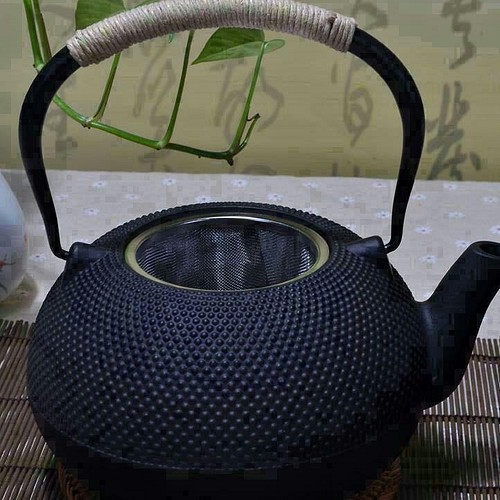 1.8L鋳鉄急須 古風鉄瓶 鉄分補給 提梁壺 茶壺 水壷 煮茶壷 鉄びん