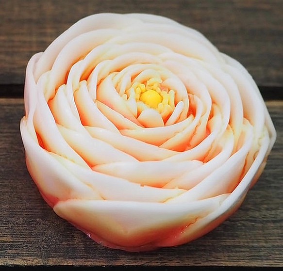 大きいシリコンモールド 美しい薔薇の型 その他素材 RaRung Thailand