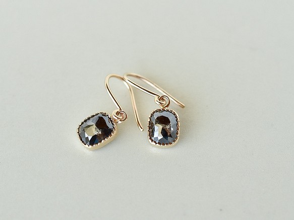 Ombre Diamond Earrings Night Sky 1枚目の画像