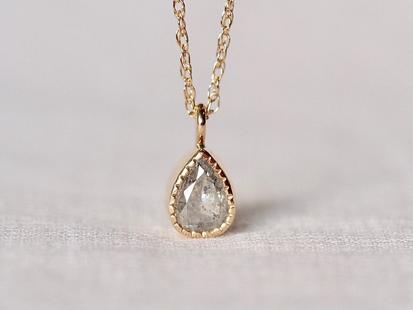 Star Dust Drop Diamond Necklace 1枚目の画像