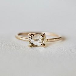 Infinity gold diamond ring 1枚目の画像