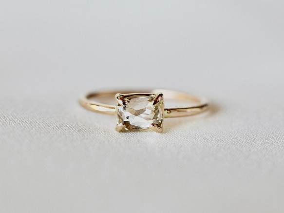 Infinity gold diamond ring 1枚目の画像