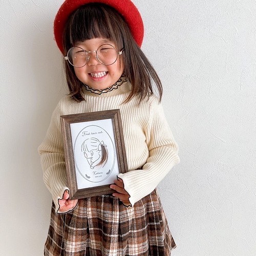 ファーストヘアカットアート 女の子 幼児 美容院デビュー 雑貨 その他 Crafthouse Pier 通販 Creema クリーマ ハンドメイド 手作り クラフト作品の販売サイト