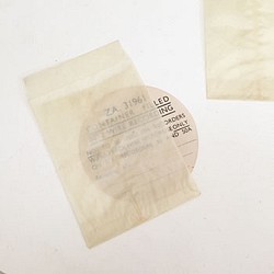 ビンテージグラシンペーパーバック　グラシンエンベロップ　不透明封筒　味紙　ヨーロッパの文具　 1枚目の画像