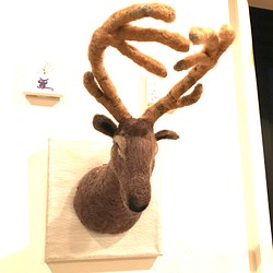 鹿の壁飾り　 1枚目の画像