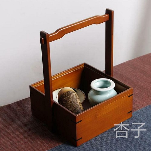 民芸職人手作り 収納ケース 竹製 茶道具 ピクニック 小物入れ籠 弁当箱 