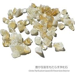 黃水晶 Sazareishi Sazare 淨化芯片 Sazare 淨化 100g 風水黃水晶 11 月生日石 第1張的照片
