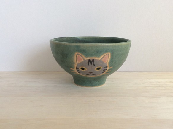 ネコの茶碗b 1枚目の画像