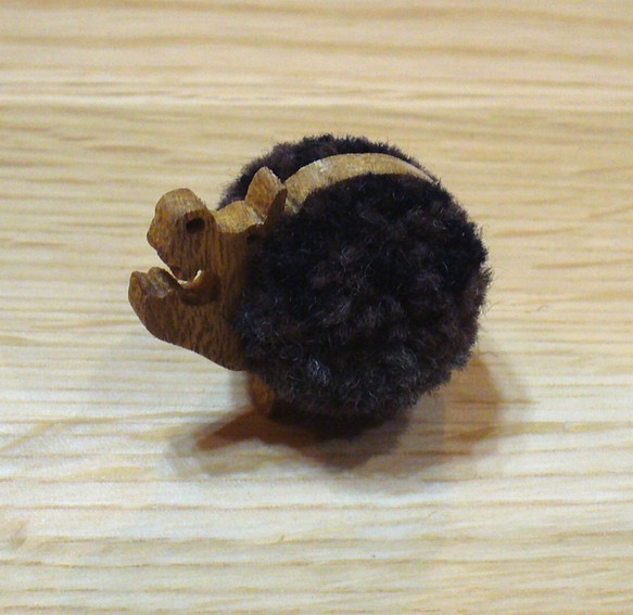 毛糸ボンボン　動物　カバ　親 1枚目の画像