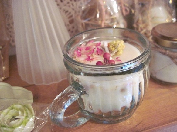 new”soy　aroma　candle”Chamomile”-cup（S) 1枚目の画像
