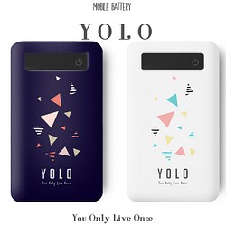 移動電池 YOLO-You Only Live Once人生一次只有帶贈品microUSB充電電纜 第1張的照片