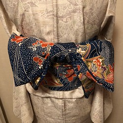 数量限定ハンドメイド2019 半幅帯 着物リメイク(正絹)