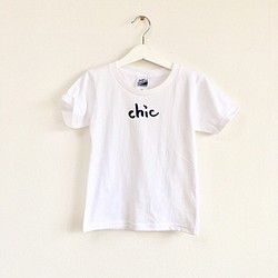 SALE"chic"kids tshirts. 1枚目の画像