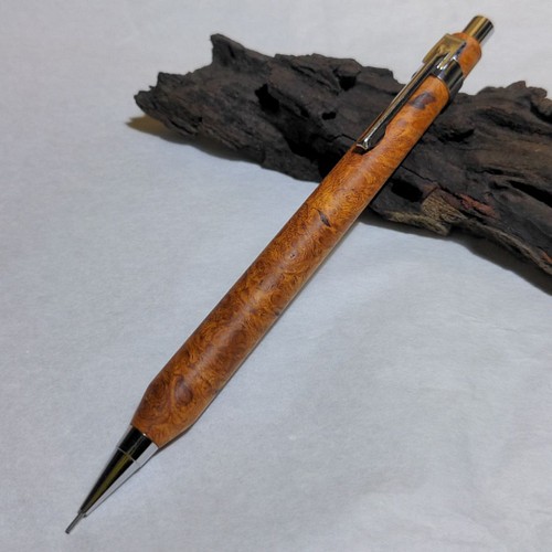 花梨瘤杢のシャープペンシル 0.5mm ペン・筆記用具 工房 TAISHI 通販 